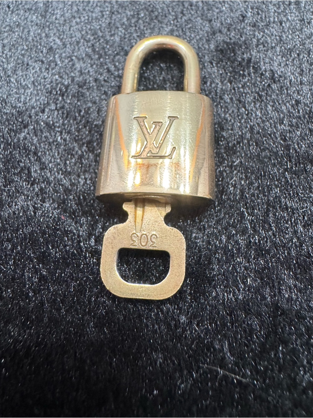 Louis Vuitton Brass Padlock with Key #303 - Picture 4 of 4